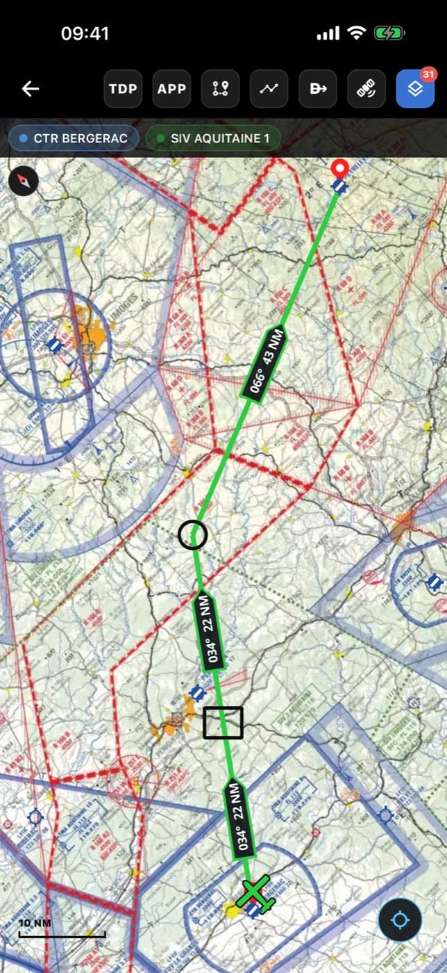 FSnav — fiche d’un point VFR